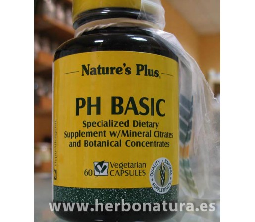 PH Basic (Alcalinizante) 60 cápsulas NATURE`S PLUS