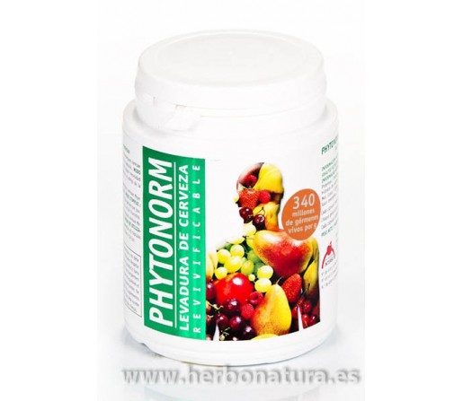 Phytonorm Levadura de Cerveza Viva 160 cápsulas INTERSA