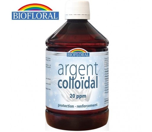 Plata Coloidal 20ppm. 500ml. BIOFLORAL