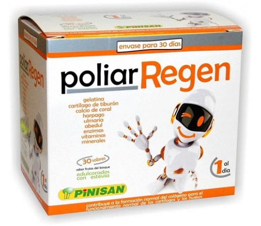 Poliar Regen (Colágeno, Cartílago, Coral, Harpagofito, Enzimas...) 30 sobres PINISAN