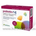 Probiotics 14 Probiótico 14 Cepas + Prebióticos 30 Cápsulas HERBORA