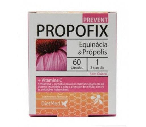 Propofix Prevent, Equinácea, Própolis, Defensas 60 cápsulas DIETMED
