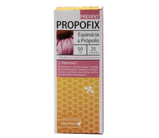 Propofix Prevent, Equinácea, Própolis, Defensas 50 ml. DIETMED