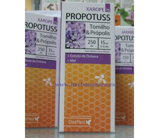 Propotuss Jarabe Tos Seca Tomillo, Própolis, Drosera... 250ml. DIETMED