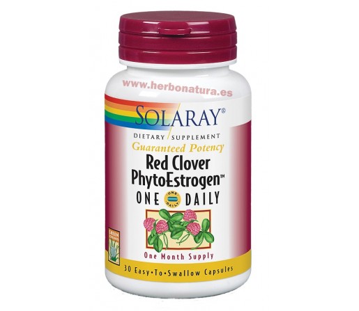 Red Clover Phytoestrogen, Trébol Rojo 30 cápsulas SOLARAY