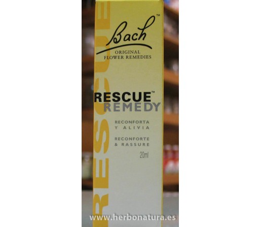 Rescue Remedy Bach Flores originales 20ml. BACH ORIGINAL