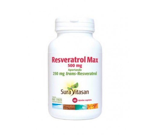 Resveratrol Max 60 cápsulas SURA VITASAN