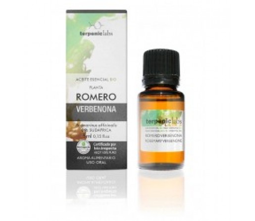Aceite Esencial Romero Verbenona Biológico (Rosmarinus officinalis) 5ml. TERPENICS LABS