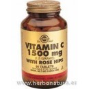 Rose Hips C Vitamina C con escaramujo 1500 mg 90 Comprimidos SOLGAR en Herbonatura.es