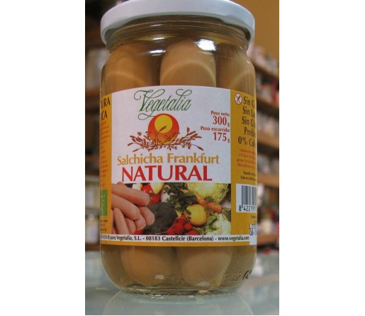 Salchichas Frankfurt Natural Ecológicas VEGETALIA 300gr.