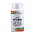 Selenio Selenium sin levaduras 200mcg. 90 cápsulas vegetales SOLARAY