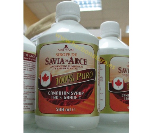 Sirope de Savia de Arce 500ml. NATYSAL