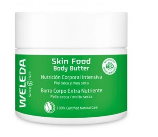 Skin Food Body Butter Crema de plantas medicinales, Nutrición Corporal Intensiva 150ml. WELEDA