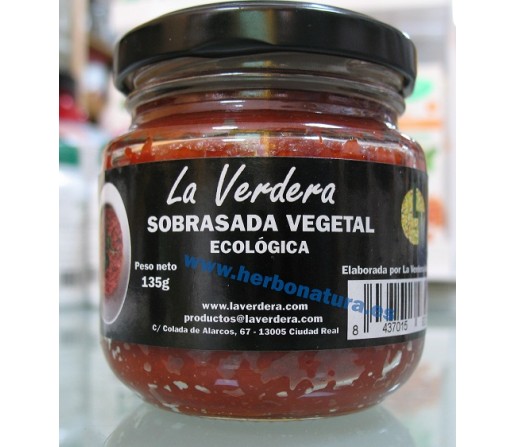Sobrasada Vegetal Ecológica 135gr. LA VERDERA