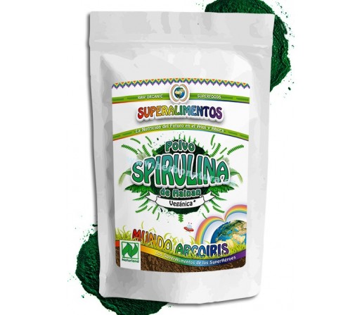 Spirulina en Polvo Cruda y Ecológica 250gr. SUPERALIMENTOS