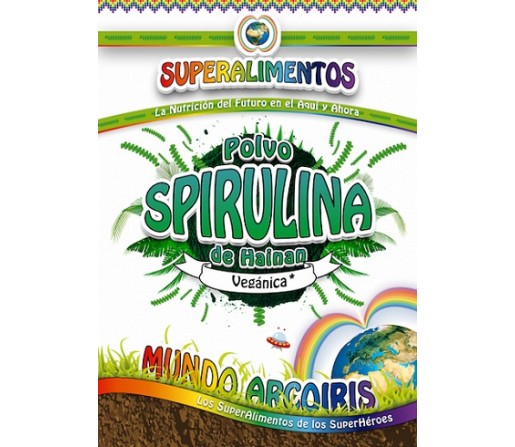 Spirulina Naturland en Polvo Cruda y Ecológica 1kg. Mundo Arcoiris SUPERALIMENTOS