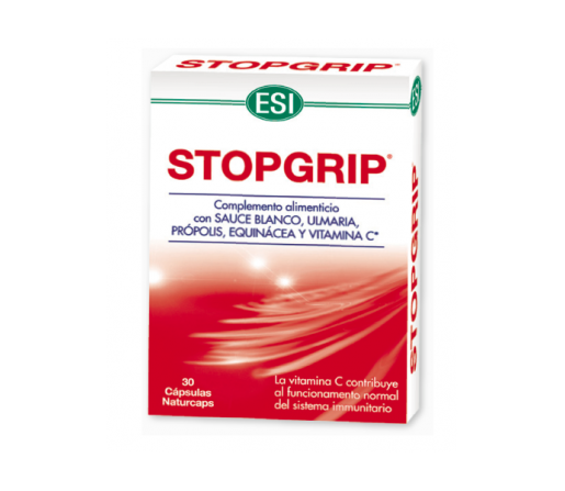 Stopgrip, Vitamina C, Sauce, Ulmaria, Própolis, Equinácea 30 cápsulas ESI TREPATDIET