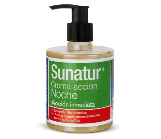 Sunatur Crema Corporal Reductora acción Noche (vientre y caderas) Sin Parabenes 500ml. NATYSAL