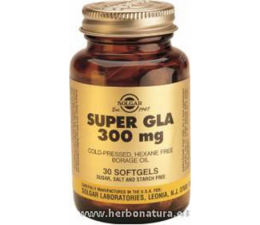 Super GLA Primera Presión en Frío 300mg 30 Cápsulas blandas SOLGAR