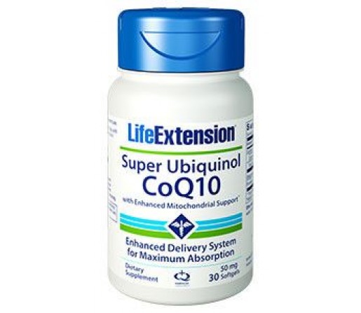 Super Ubiquinol, coenzima Q10 con Shilajit 30 perlas LIFEEXTENSION