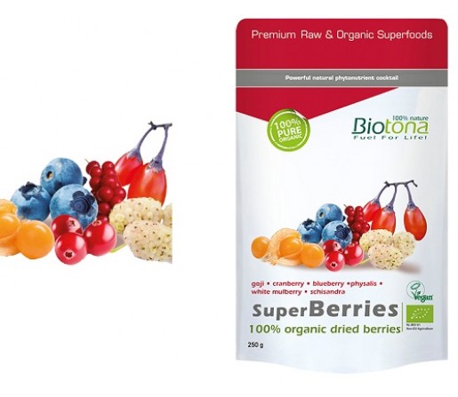 Superberries, Goji, Cranberry, Physalis... Polvo Biológica 250gr. BIOTONA