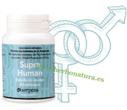 Supra Human, Muira Puama y Ptychopetalum 90 cápsulas SERPENS