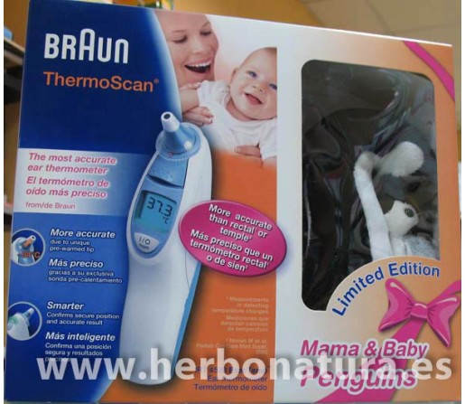 Termómetro de oído Preciso con peluche de regalo BRAUN 4520