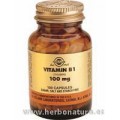 Vitamina B1 100 mg (Tiamina) 100 Cápsulas vegetales