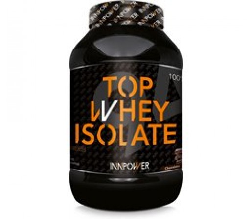 Top Whey Isolate Proteína con creatina, glutamina, BCAA y Q10 1,8kg. Sabor Fresa INNPOWER