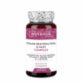 Trans - Resveratrol con NAD Complex con Quercitina, L- Leucina, Pimienta Negra... 60 cápsulas NUTRALIE