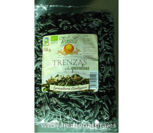 Trenzas a la Spirulina Integrales Biológicas 500gr. VEGETALIA