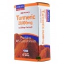 Cúrcuma 20000mg. 95% Curcumina Turmeric 60 comprimidos LAMBERTS en Herbonatura.es