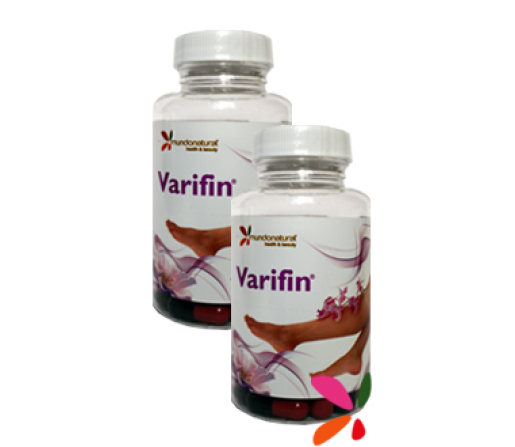 Varifin Castaño de Indias, Ruscus, Bioflavonoides, Vitamina C... 60 cápsulas MUNDONATURAL