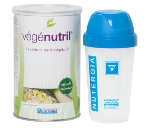 Vegenutril Vainilla, Proteina Vegetal sin aspartamo 350gr. NUTERGIA