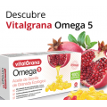 Vitalgrana Omega 5 Aceite de Semilla de Granada Ecológico 60 cápsulas VITALGRANA