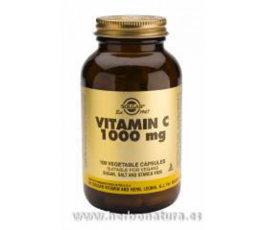 Vitamina C 1000 mg 100 Cápsulas vegetales SOLGAR