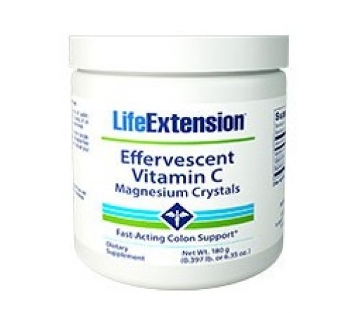 Vitamina C con Magnesio y B6 Polvo Efervescente 180gr. LIFEEXTENSION