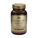Vitamina D3 4000UI (100µg) Colecalciferol. 60 Cápsulas Vegetales SOLGAR en Herbonatura.es