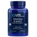 Vitamina D3 con K1 y K2 60 cápsulas LIFEEXTENSION
