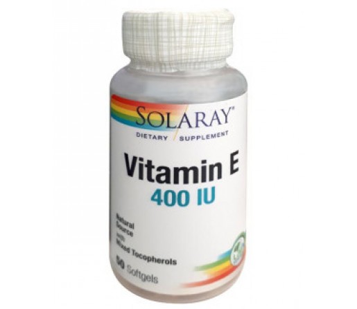Vitamina E 400UI. 50 perlas SOLARAY