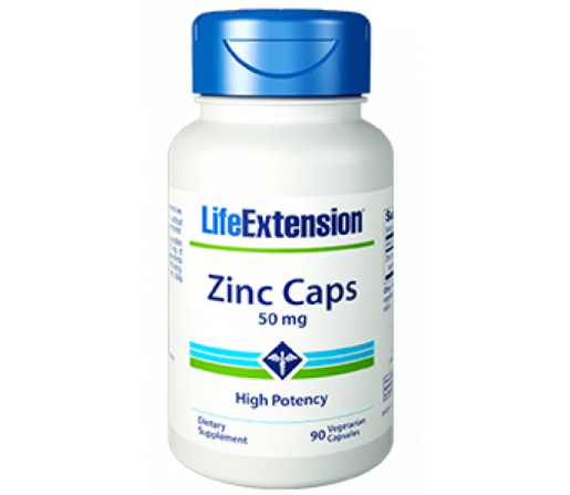 Zinc OptiZinc, monometionina de zinc, zinc citrato 90 cápsulas LIFEEXTENSION